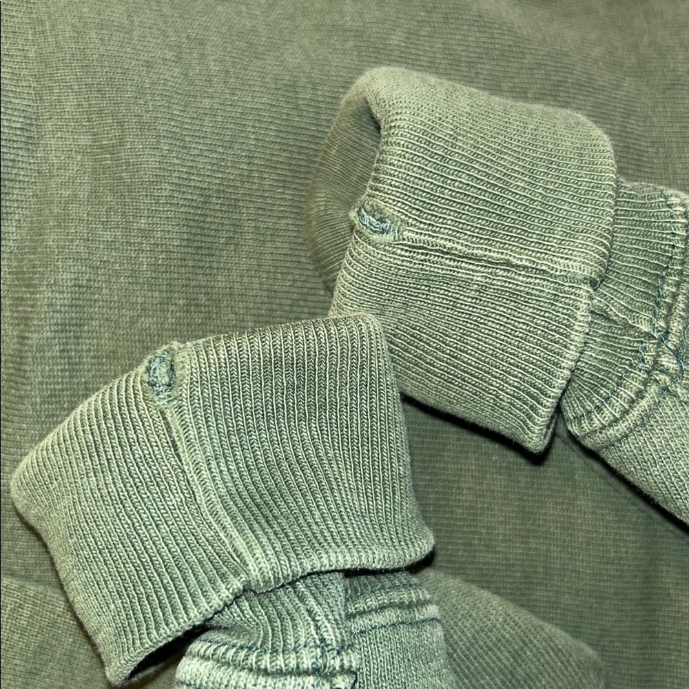Vintage Champion Olive Green Reverse Weave Sweatshirt Size Large - Picture 5 of 7